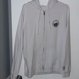 Vans Classic White Hoodie with Logo